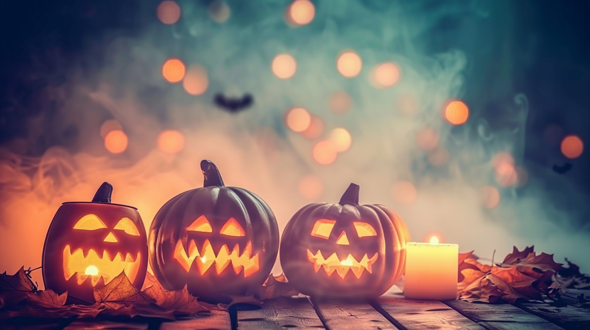 Haunted House Halloween: Ultra HD Desktop Background
