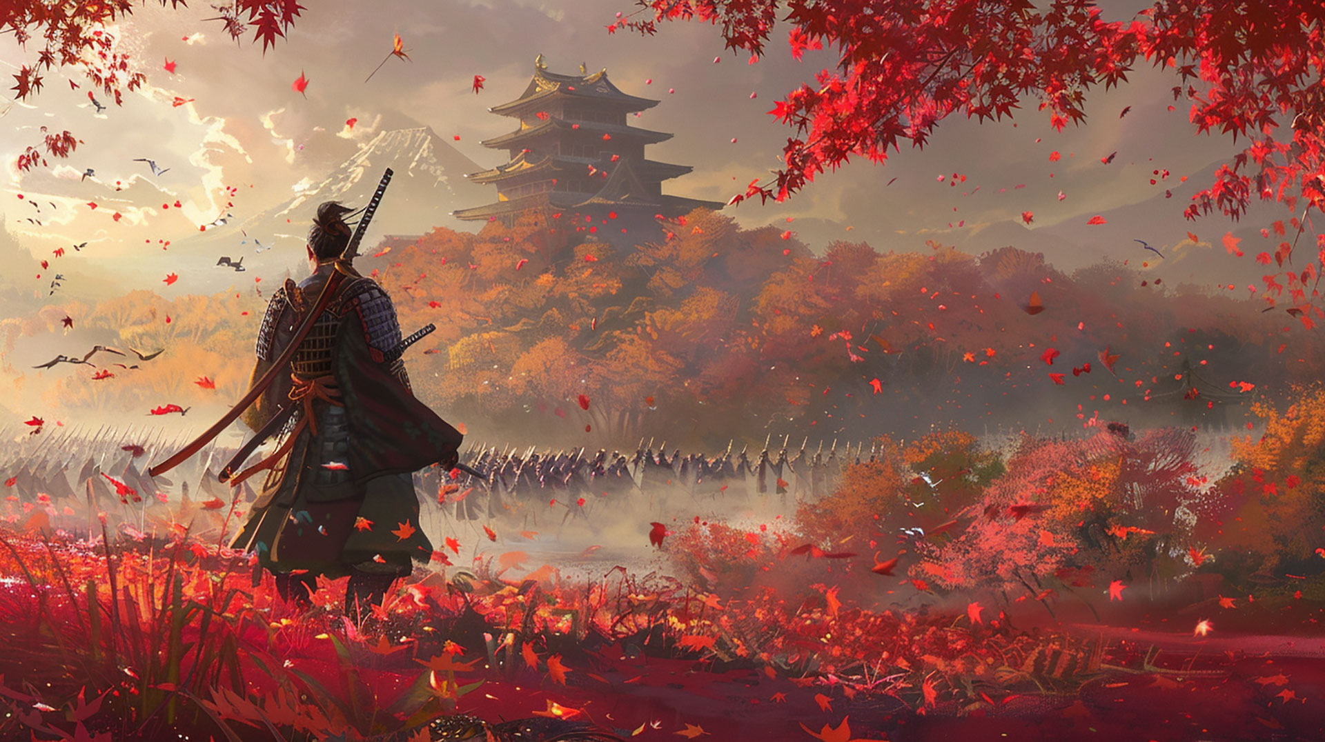 AI SD Samurai: Digital Background Download