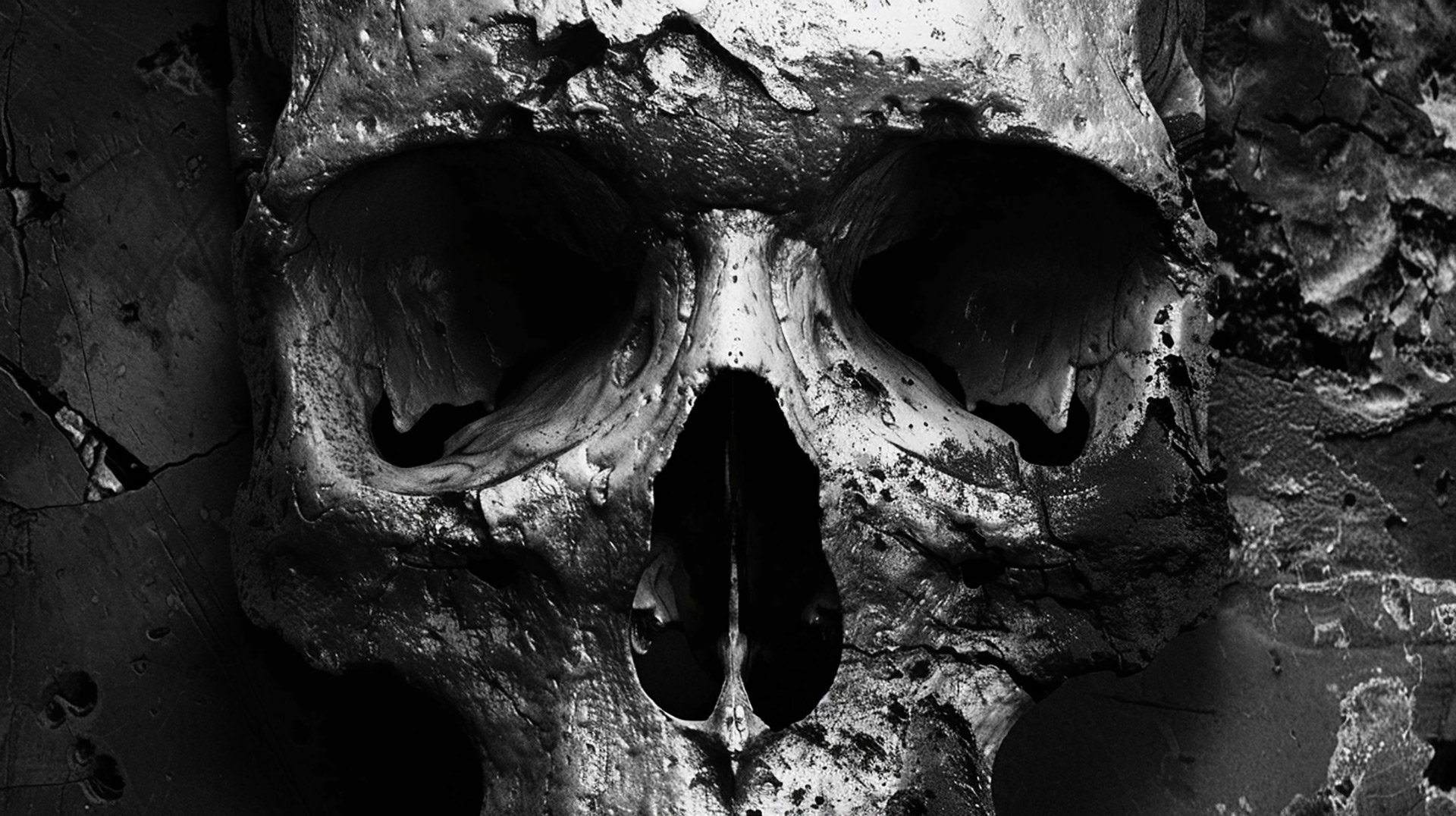 Ultra HD Mysterious Skull Image Wallpaper