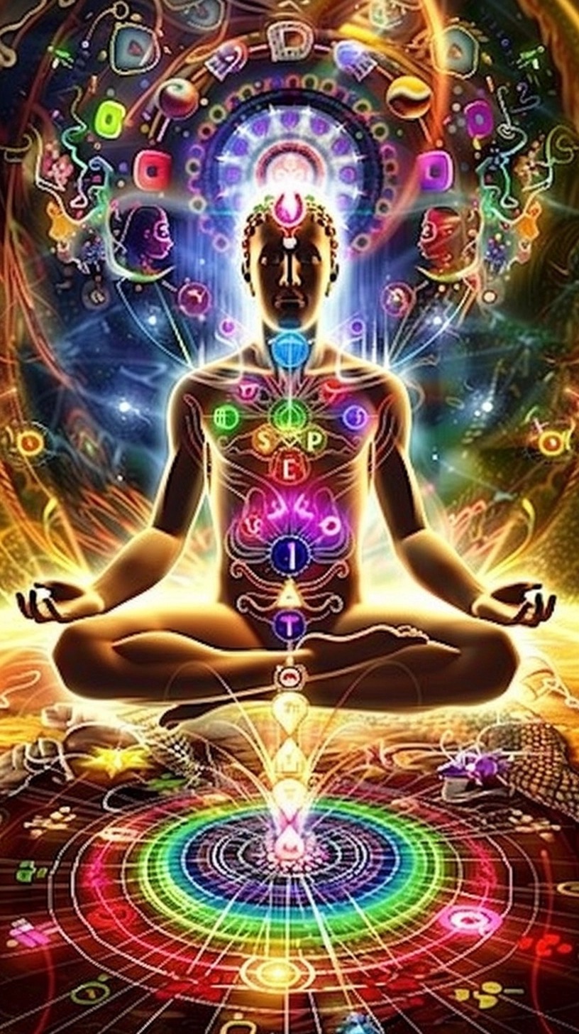Cosmic Awakening: Enlightening Spiritual Wallpaper for Samsung Galaxy