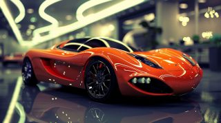 Ultra HD Sport AI Supercar Background: Free Download