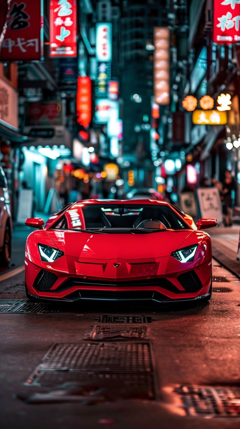 Picturesque Supercar Wallpaper for Oppo Phones: Free