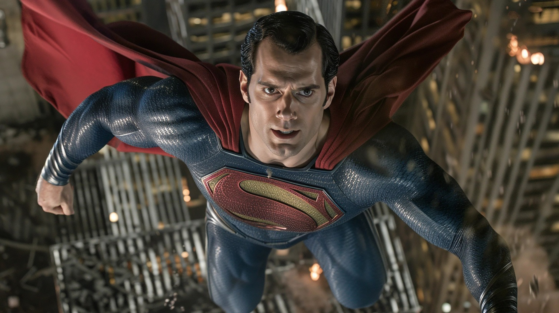 Unstoppable Force: Superman 8K Digital Backgrounds