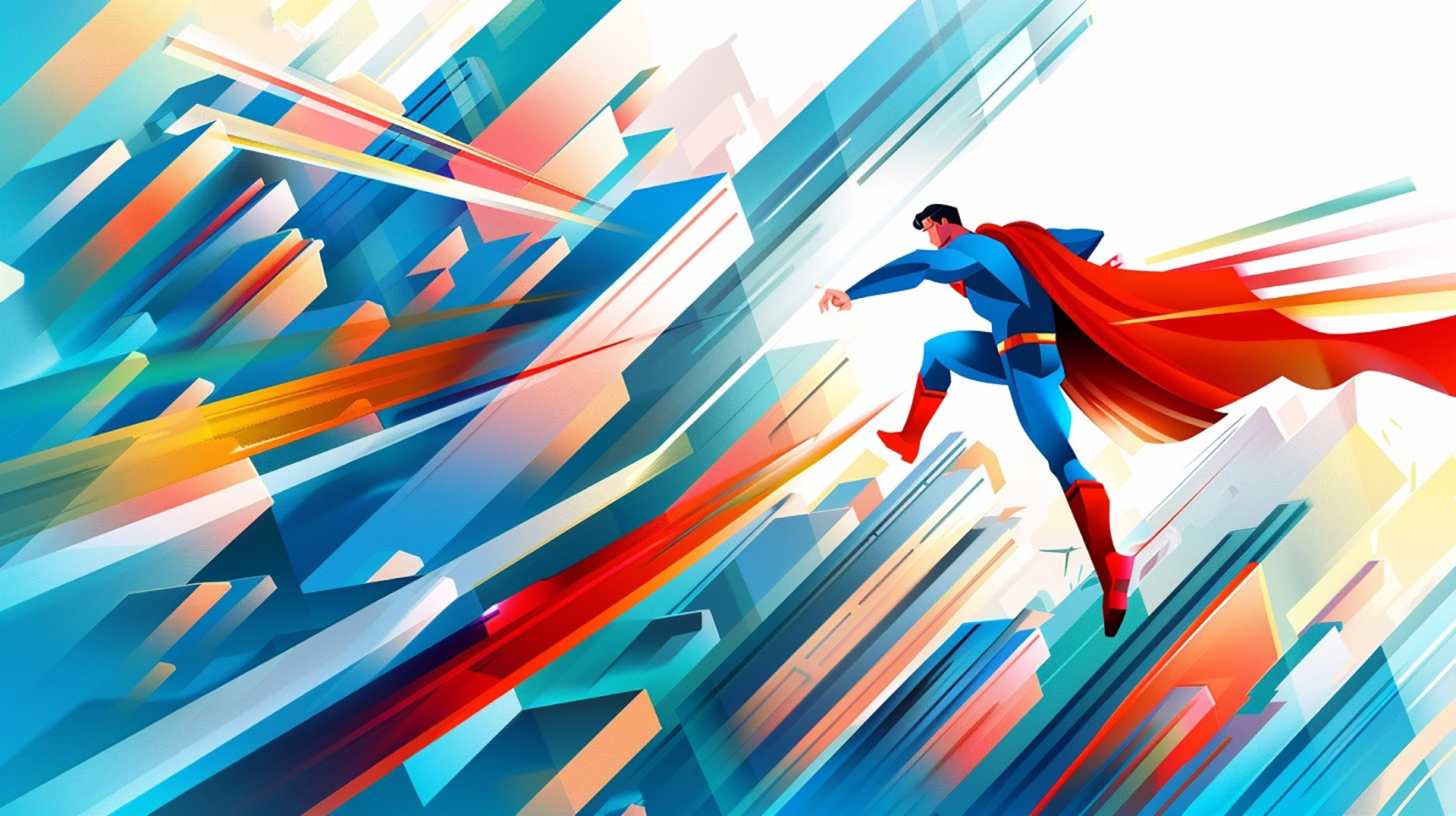 Flying High: Superman Desktop Wallpaper Downloads