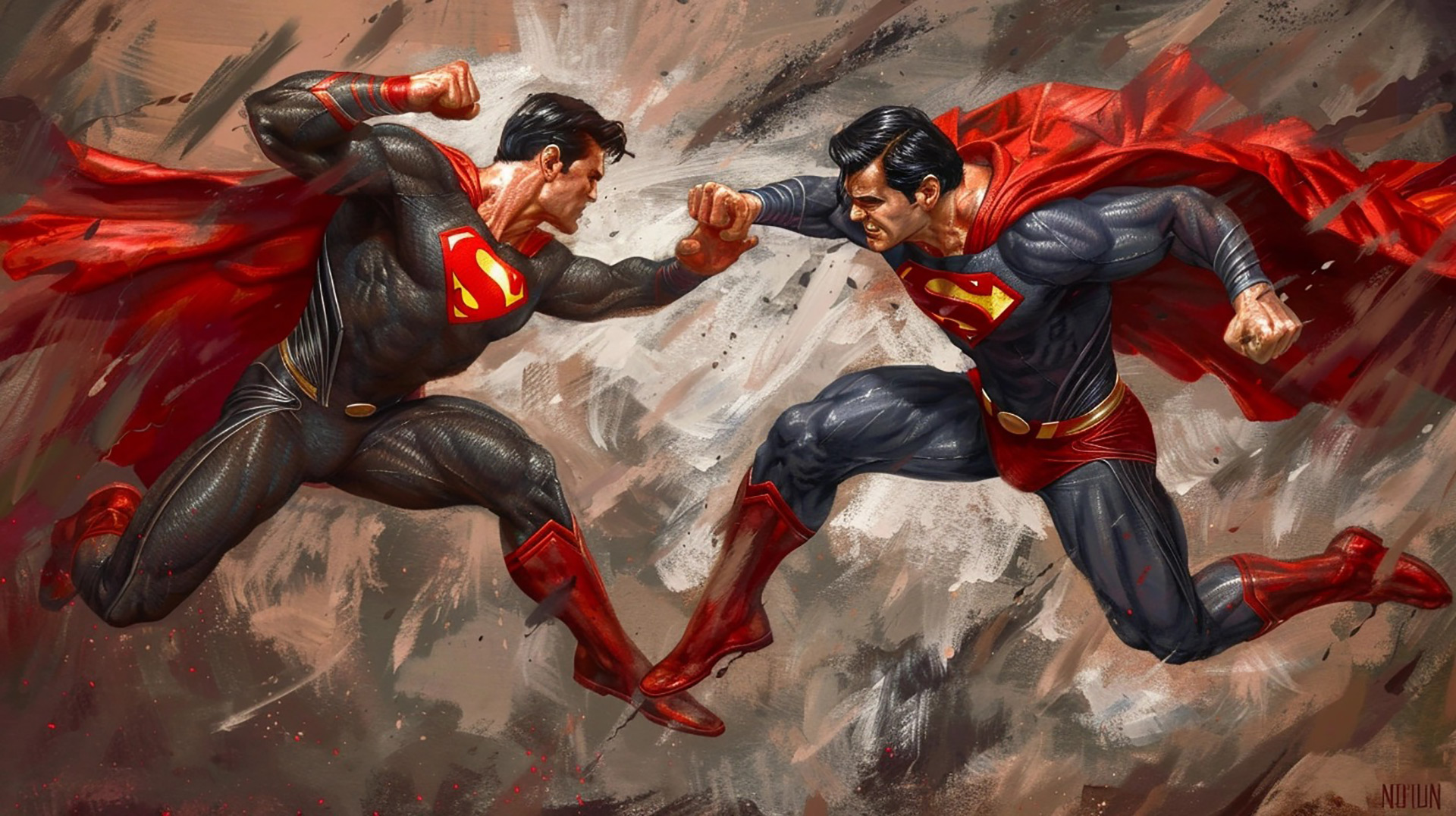 Flight of Justice: Superman AI Wallpaper in Ultra HD