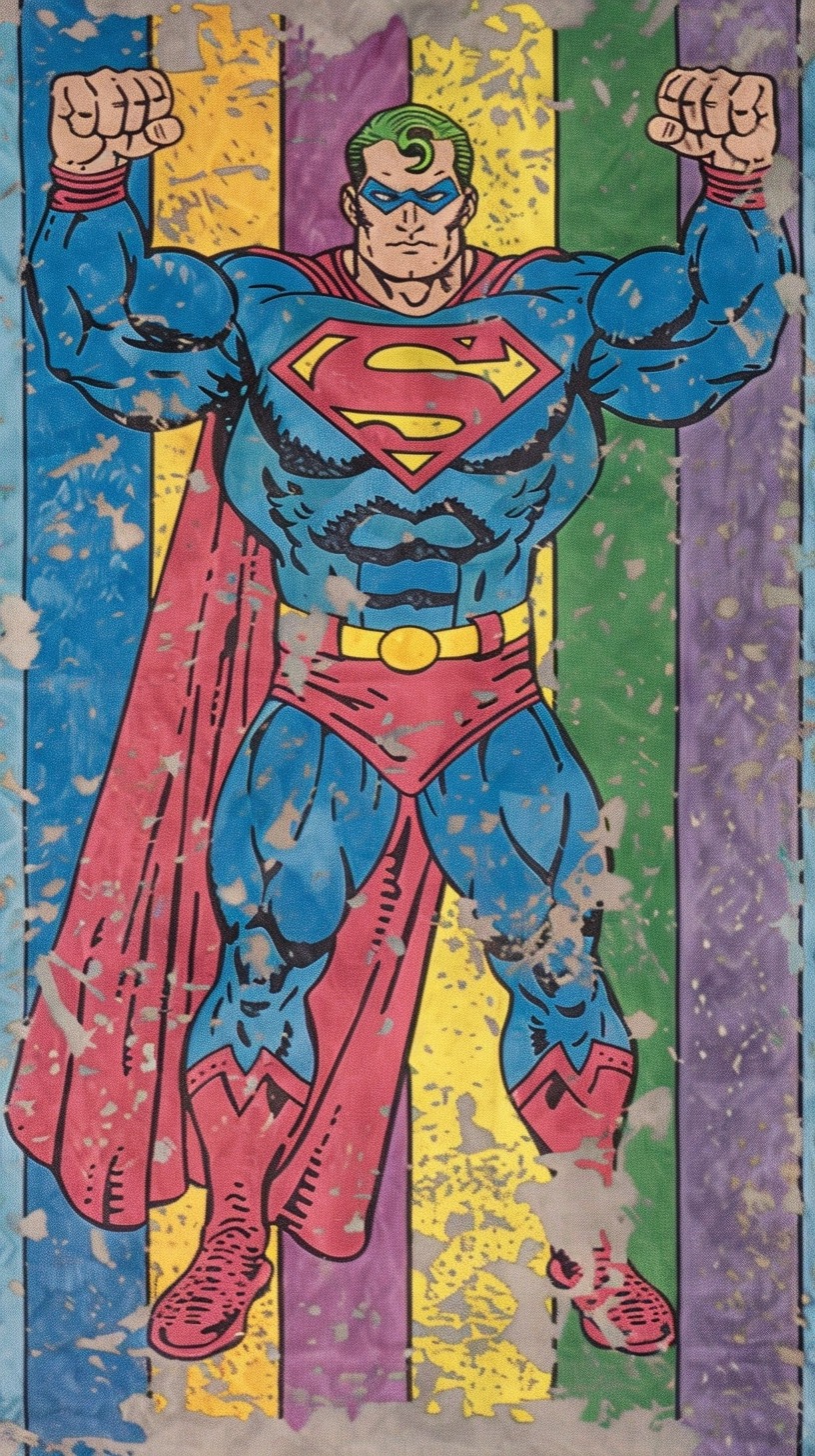 Superheroic Feats: Superman Mobile Background for Tecno