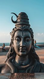 Gentle Lord Shiva: iPhone Background