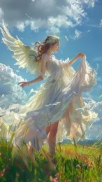 Ethereal Enchantment: Sweet Angelic Grace on Display