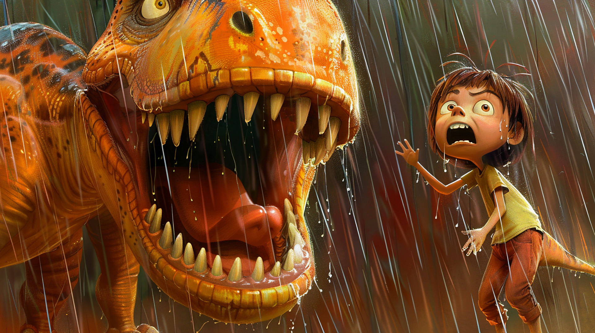 The Good Dinosaur AI Image Wallpaper