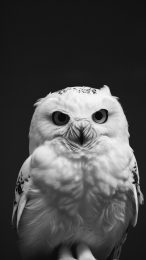 4K White Owl Mobile Background for Android