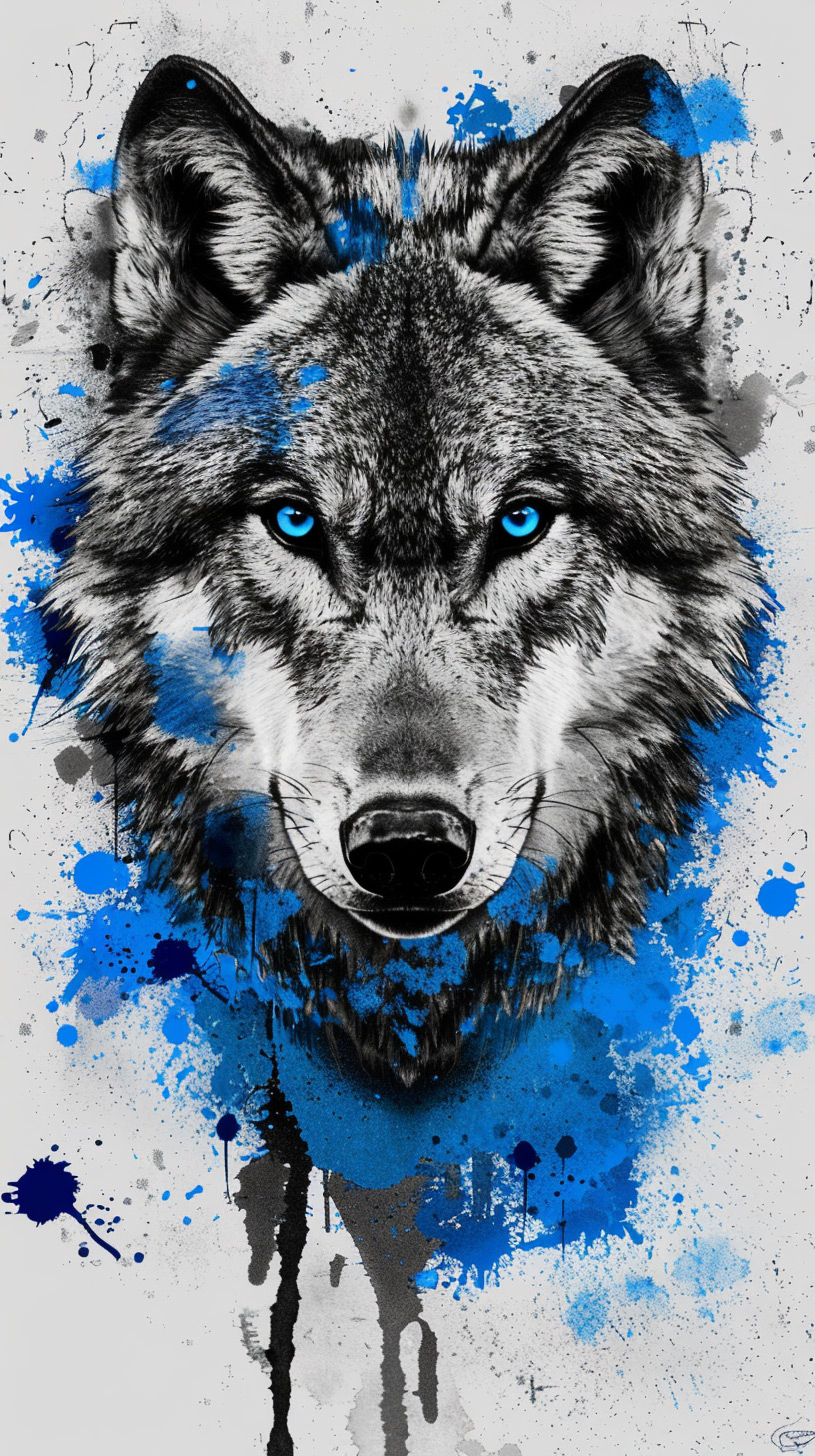 Wolf Pack with Full Moon HD Background