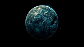 Majestic Orb: Earth 4K Wallpaper