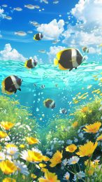 Lifelike 3D Fish Themes for iPhone