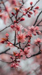 Graceful Pink Orchids Lock Screen