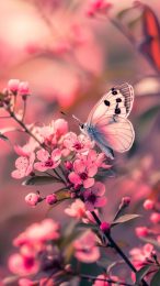 Majestic Butterfly Lock Screen Wallpaper