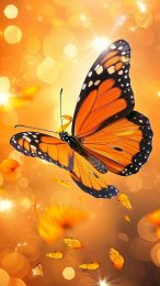 Vibrant Butterfly Android Wallpaper