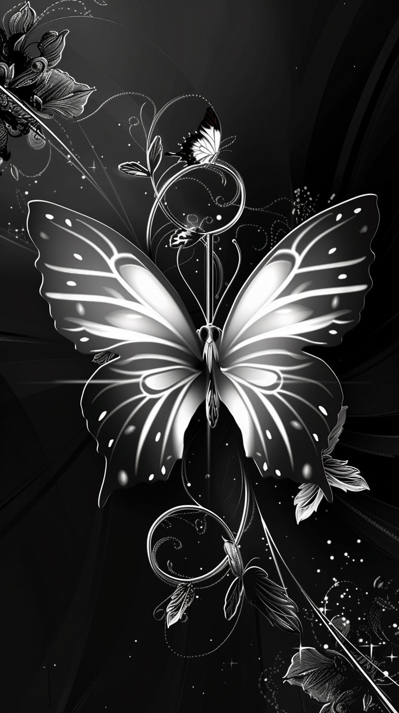 Colorful Butterfly Android Lock Screen