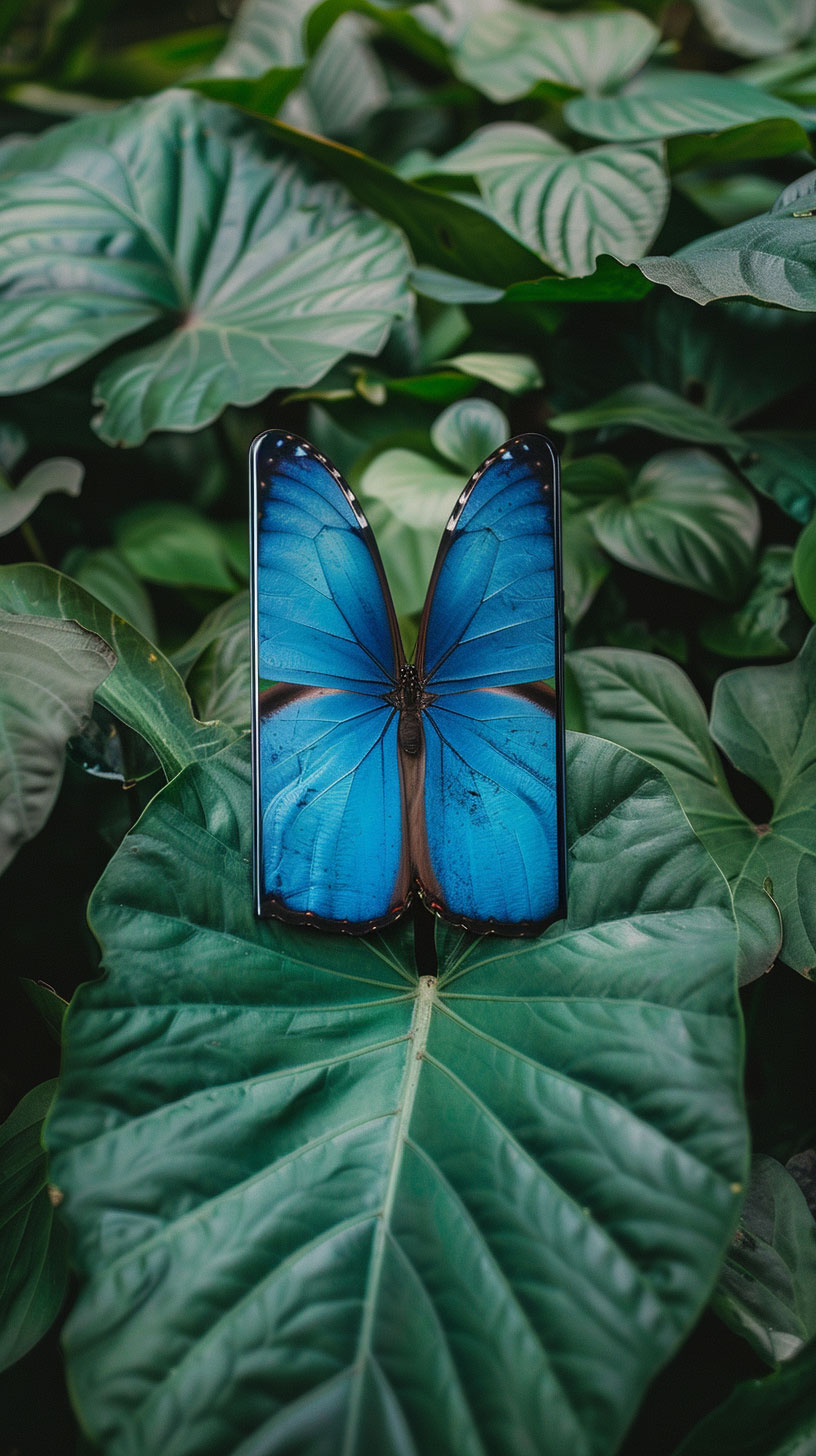 Graceful Butterfly Android Wallpaper