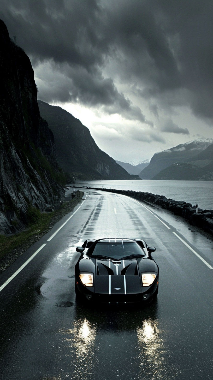 Night Drive Car Lock Screen Wallpaper