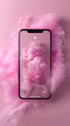 Playful Pink Balloons Lock Screen