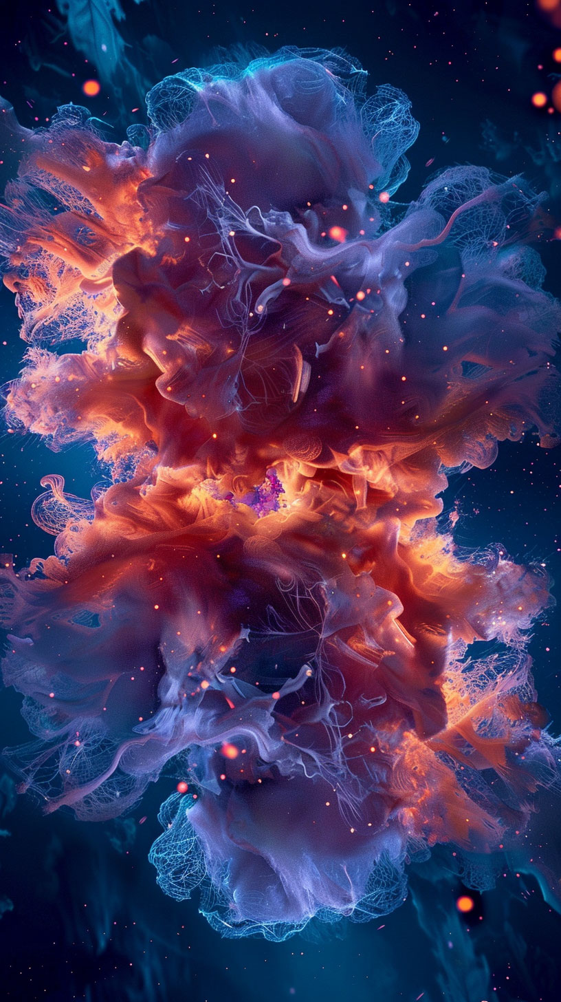 Free HD Abstract Brain Wallpaper for iPhone