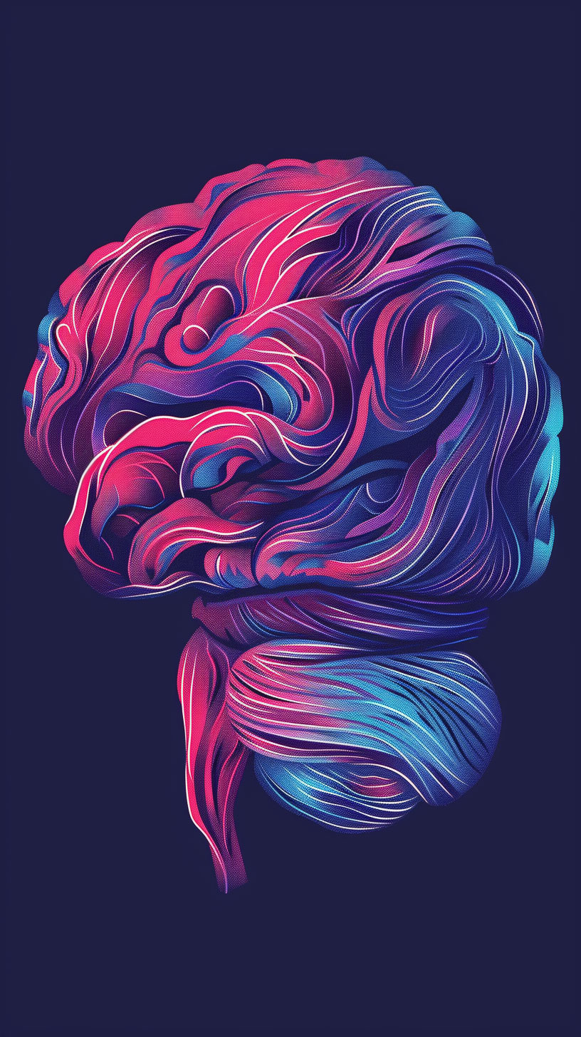 Abstract Brain iPhone Wallpaper HD