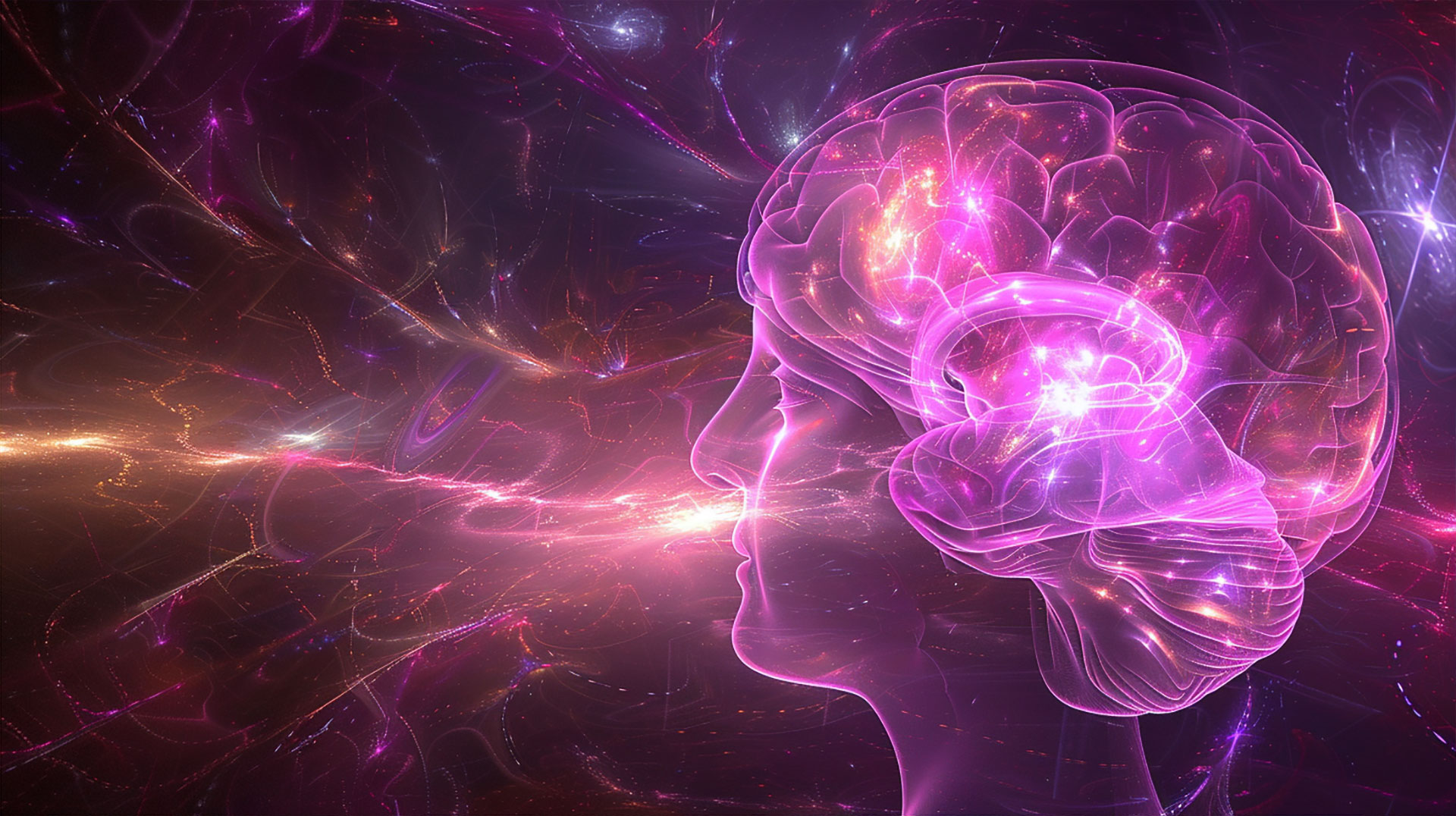 Stunning 4K Abstract Brain Desktop Background