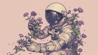 Aesthetic Astronaut 1920x1080 Digital Background: HD