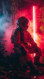 Mysterious Astronaut Wallpaper for Samsung: Ultra HD