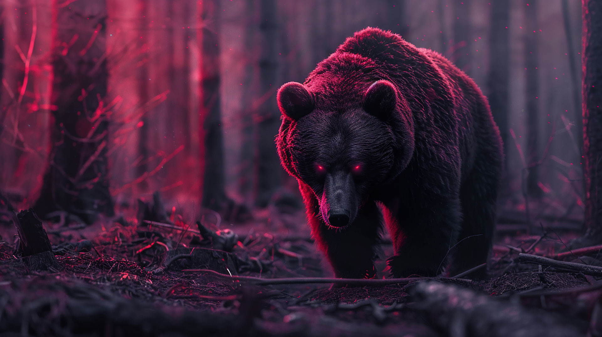 Artistic Bear AI Image Ultra HD Wallpaper