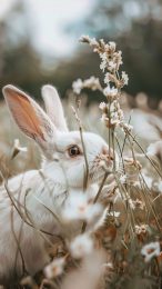 Aesthetic Bunny Wallpaper: Whimsical Delight