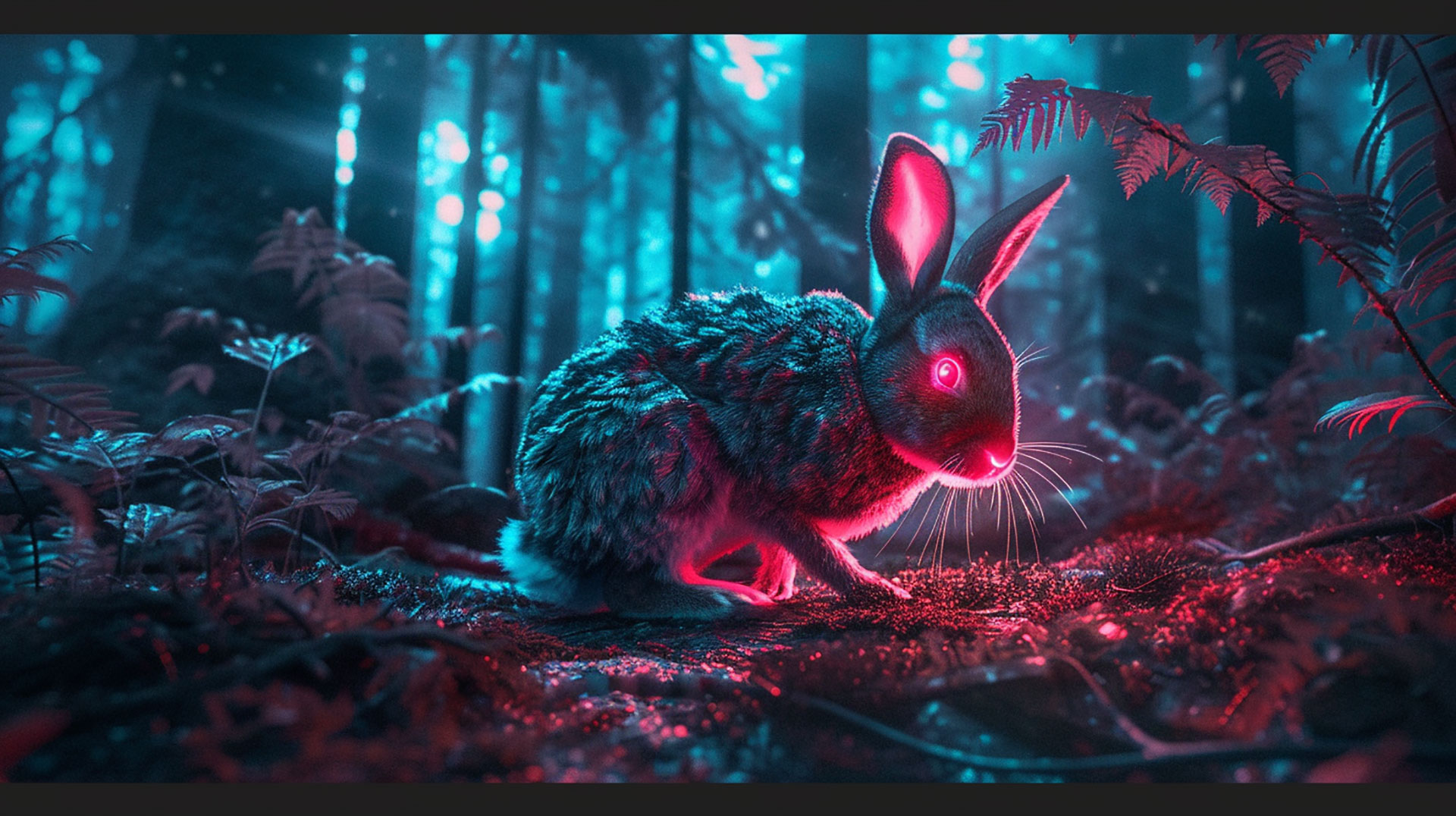 HD Aesthetic Bunny Wallpaper: Serene Desktop Background