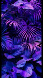 Contemporary Palm Tree AI Wallpaper for Huawei