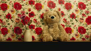 Elegant Teddy Bear Digital Background in HD