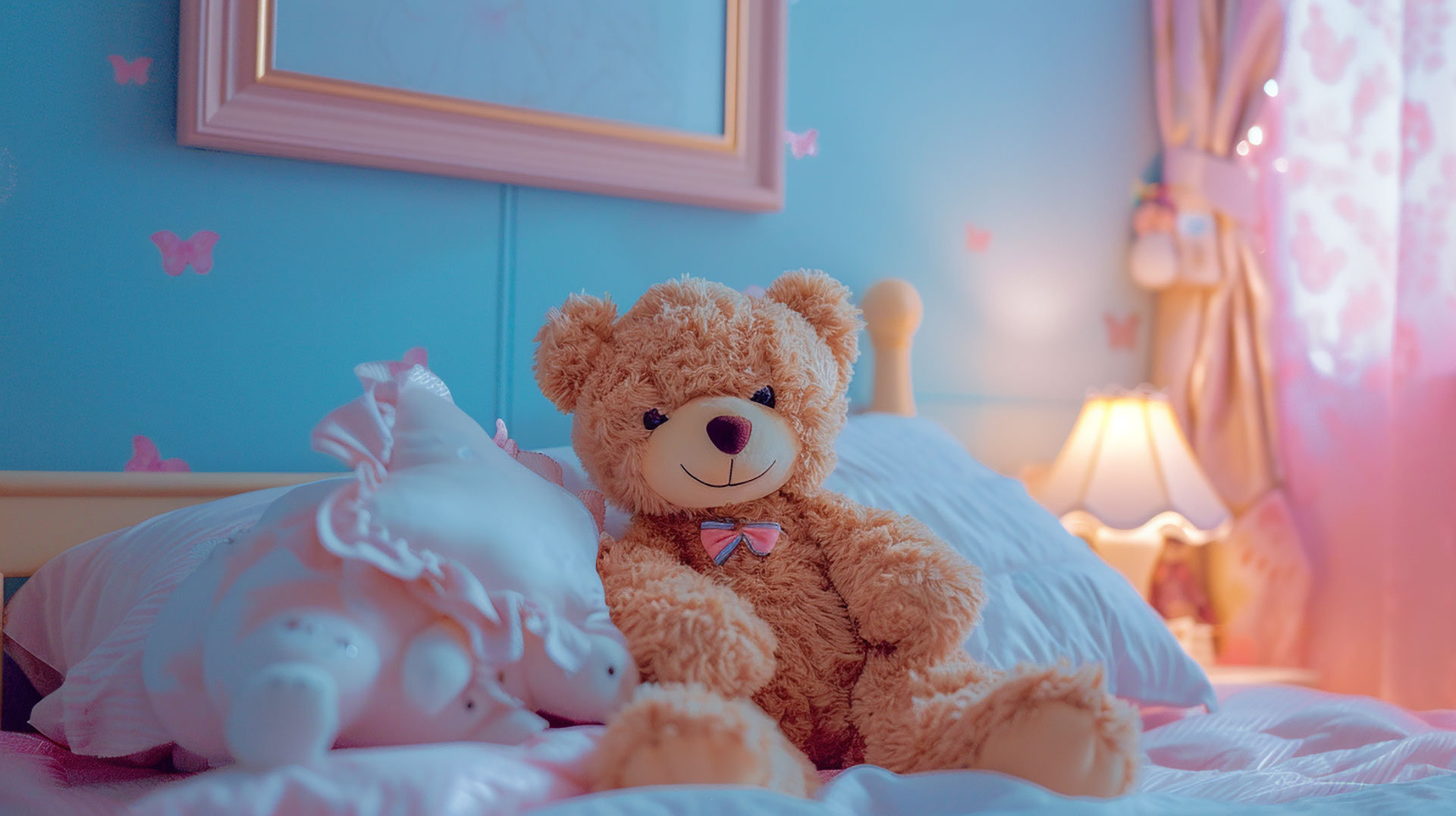 Download Free Aesthetic Teddy Bear AI Wallpaper