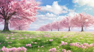 Stunning 4K Anime Cherry Blossom Wallpaper Downloads