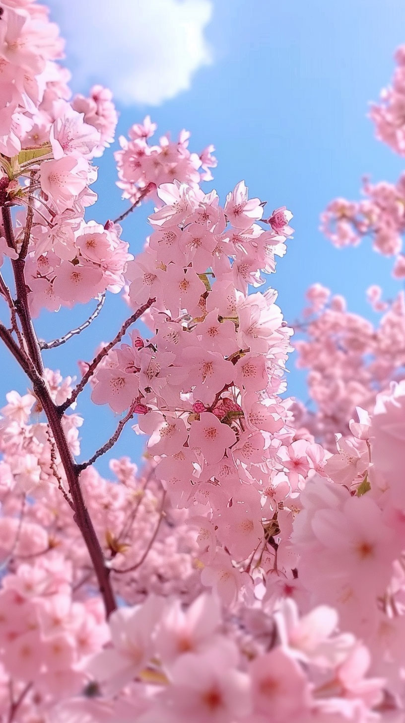 Ultra HD Cherry Blossom Wallpaper for OnePlus