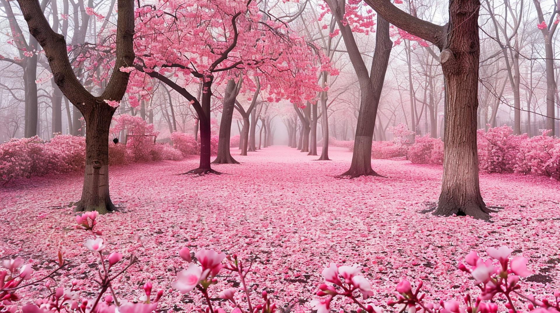 Ultra HD Cherry Blossom Aesthetic Laptop Backgrounds