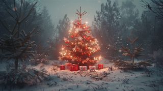 Best Free Vintage Christmas Digital Background Wallpaper