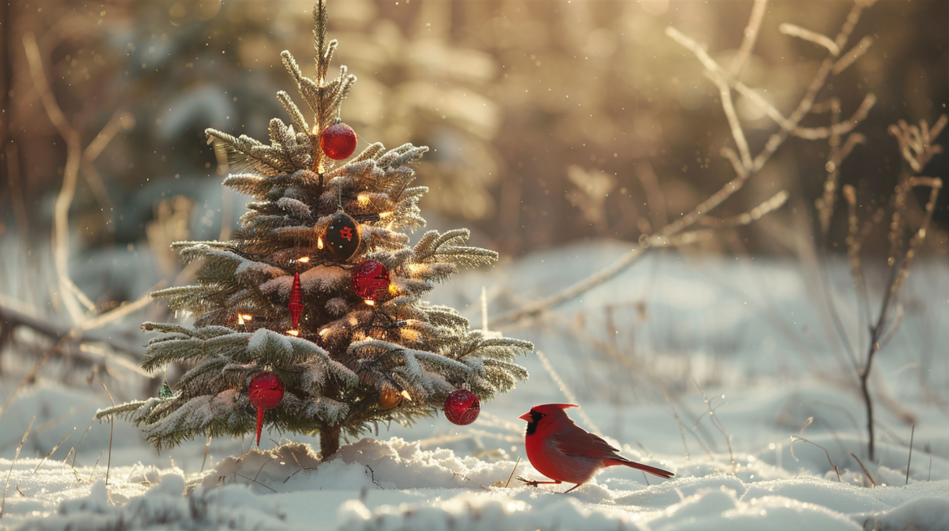 Beautiful Vintage Christmas Desktop Background 1920x1080