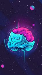 Brain Image Wallpaper for iPhone