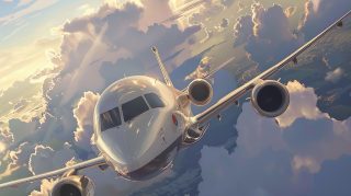 Free download: AI airplane 3D desktop wallpaper