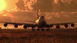 16:9 Airplane Digital Wallpaper for PC