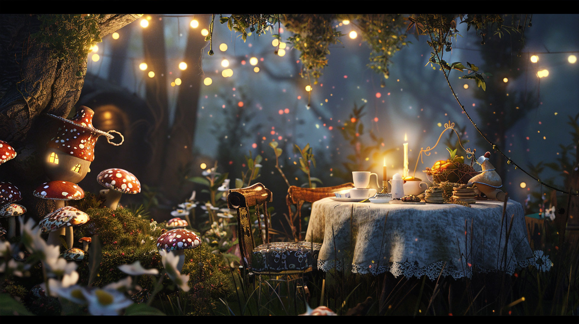 High-Resolution Alice in Wonderland 3D Image