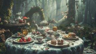 Aesthetic Alice in Wonderland Desktop Wallpaper