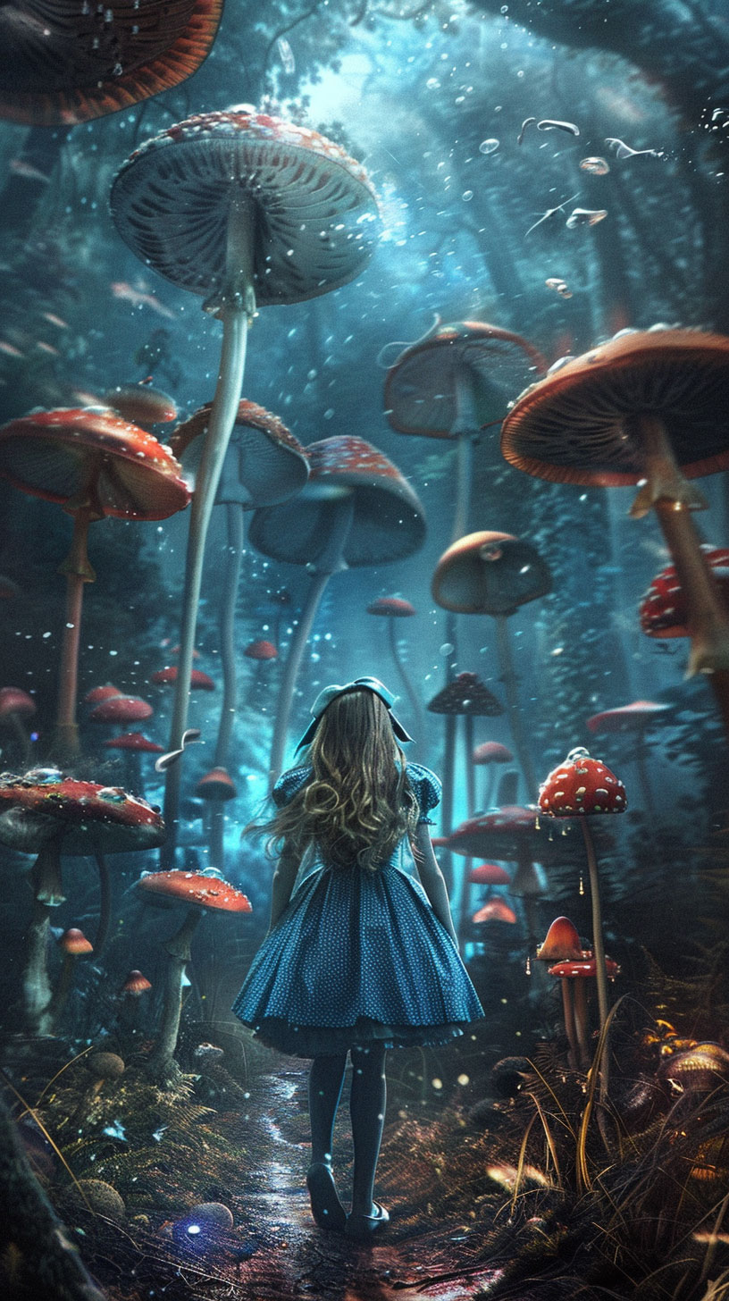 Huawei AI Alice in Wonderland Mobile Wallpapers Ultra HD