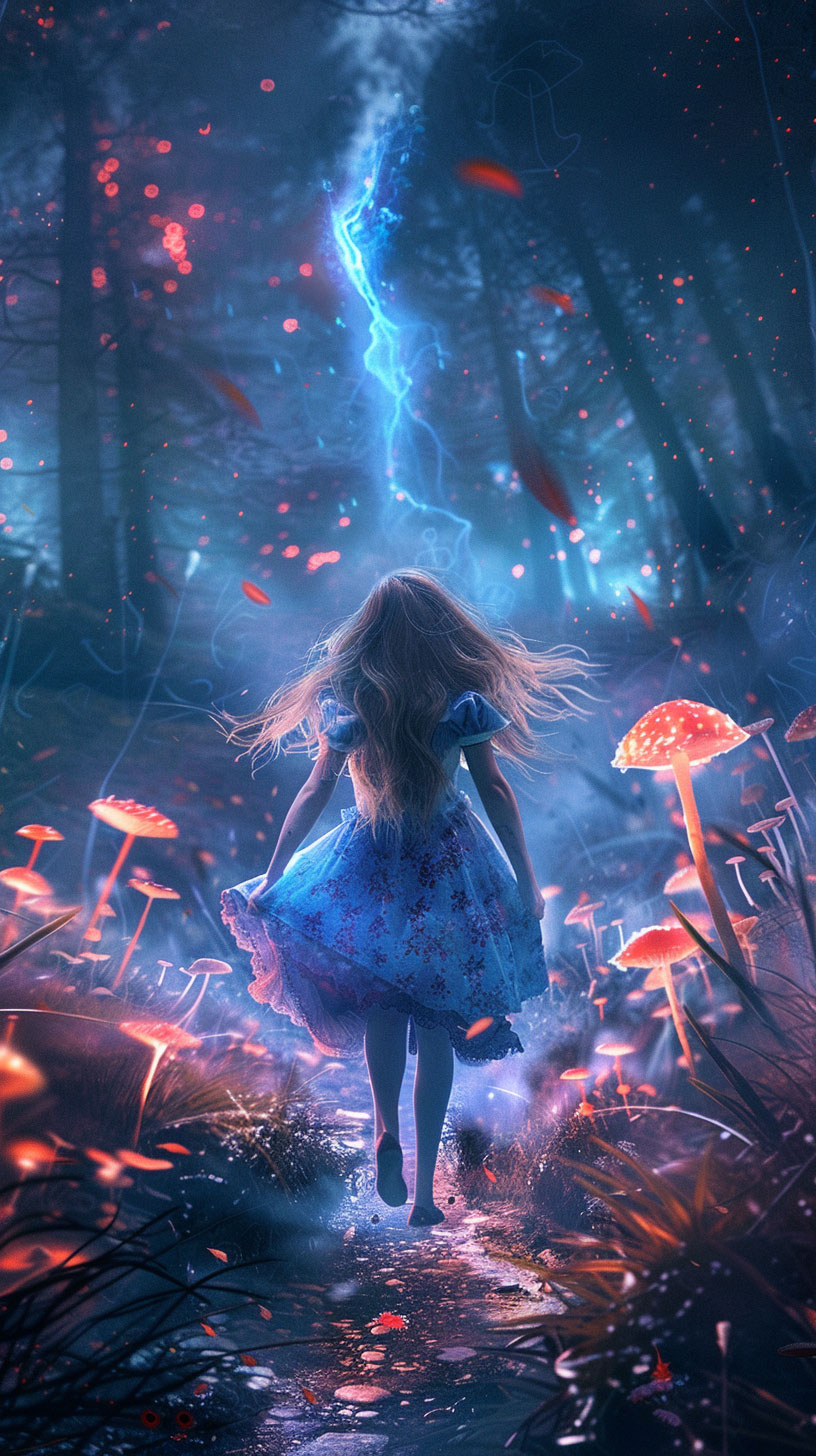 Nokia AI Alice in Wonderland Mobile Wallpapers 1920x1080