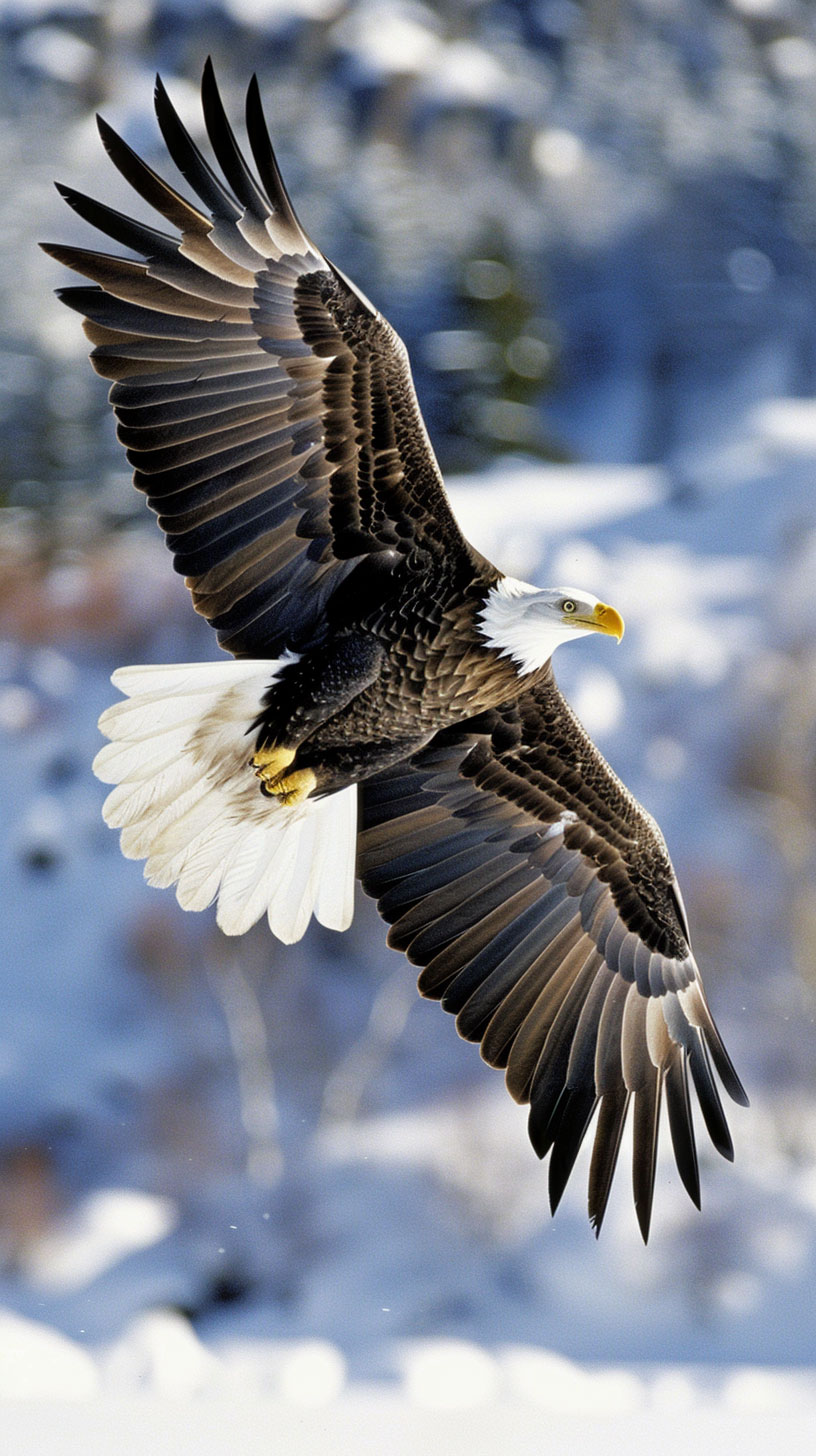 Freedom Wings: HD American Eagle Wallpaper