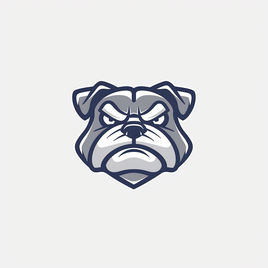 Aggressive Bulldog Emblem for Bold Brand Identity