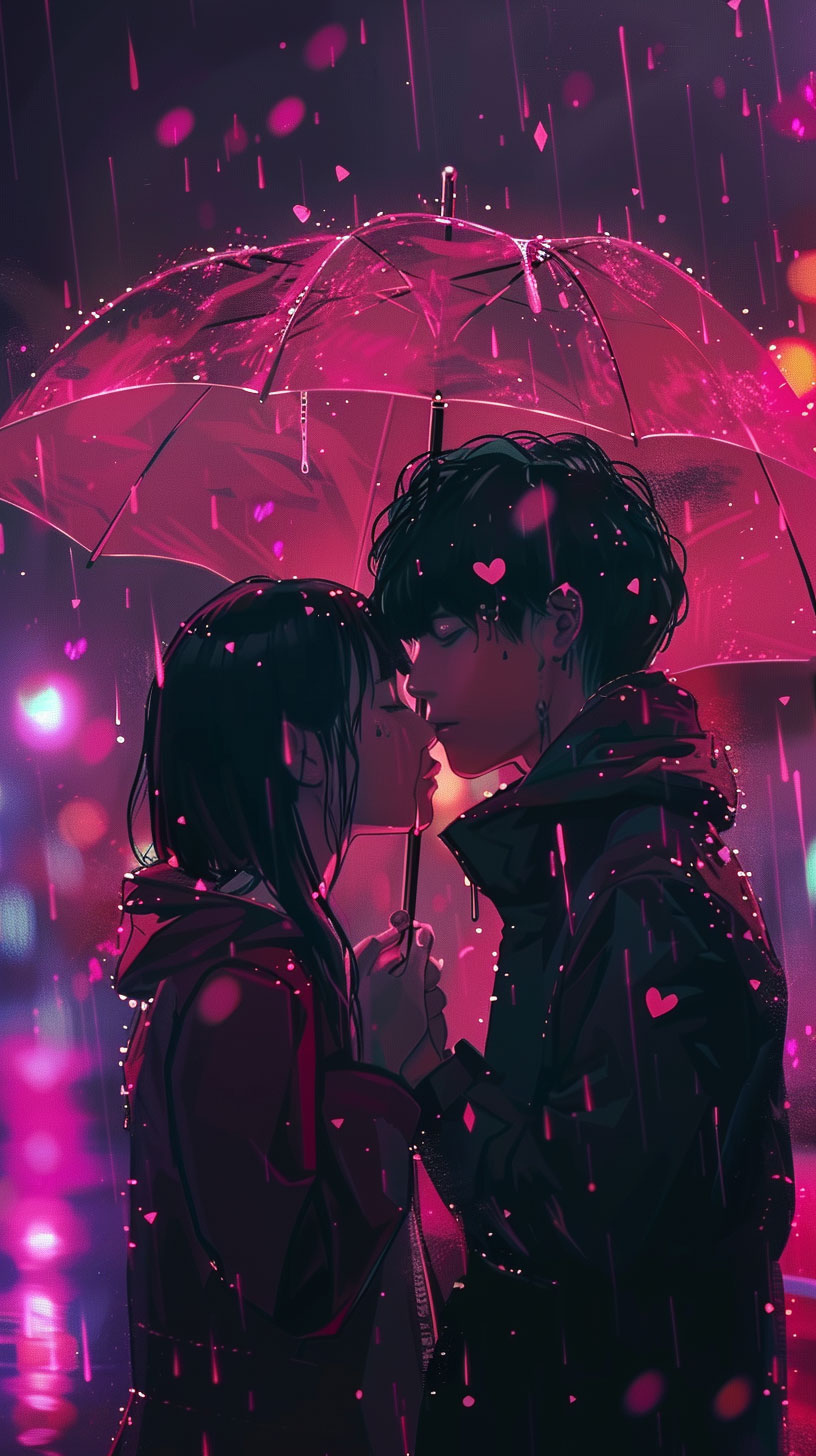 Anime Couple iPhone Wallpaper: 1920x1080 HD